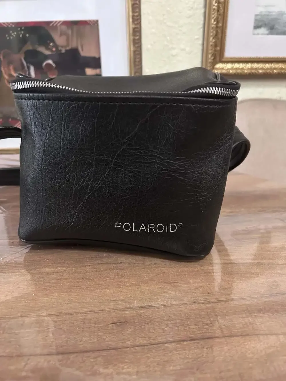 Vintage Polaroid Black Vinyl Instant Camera Bag Shoulder Case #188